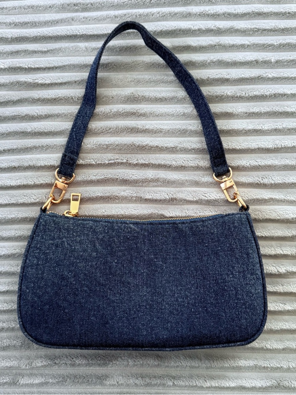 Stylish Blue Denim Shoulder Bag